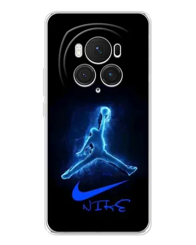 Чехол для Huawei Honor Magic 7 Pro с картинкой «Jordan Neon Blue»
