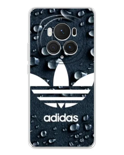 Чехол для Huawei Honor Magic 7 Pro с картинкой «Adidas Trefoil Blue»
