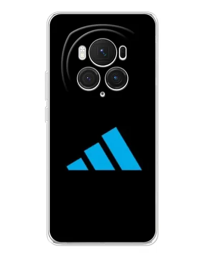 Чехол для Huawei Honor Magic 7 Pro с картинкой «Adidas Cyan Logo»
