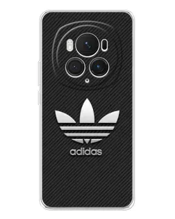 Чехол для Huawei Honor Magic 7 Pro с картинкой «Adidas Карбоновая текстура»
