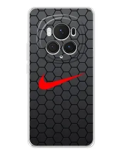 Чехол для Huawei Honor Magic 7 Pro с картинкой «Nike — карбоновая сетка»