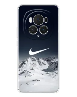 Чехол для Huawei Honor Magic 7 Pro с картинкой «Nike — зимние горы»