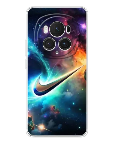 Чехол для Huawei Honor Magic 7 Pro с картинкой «Космический Nike Swoosh» Чехол для Huawei Honor Magic 7 Pro с картинкой «Космический Nike Swoosh»
