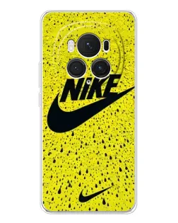 Чехол для Huawei Honor Magic 7 Pro с картинкой «Желтый текстурный Nike»