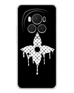 Чехол для Huawei Honor Magic 7 Pro с картинкой «Цветочная монограмма»