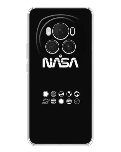 Чехол для Huawei Honor Magic 7 Pro с картинкой «NASA — технический принт»