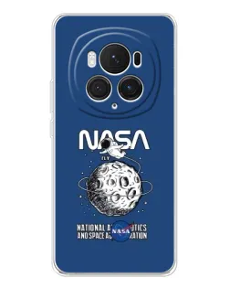 Чехол для Huawei Honor Magic 7 Pro с картинкой «NASA — лунная миссия»