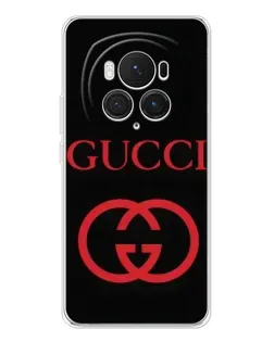 Чехол для Huawei Honor Magic 7 Pro с картинкой «Gucci — красный логотип»