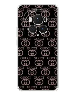 Чехол для Huawei Honor Magic 7 Pro с картинкой «Классическая монограмма Gucci»