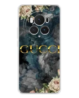 Чехол для Huawei Honor Magic 7 Pro с картинкой «Абстрактные цветы Gucci»