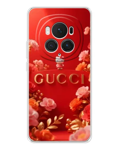 Чехол для Huawei Honor Magic 7 Pro с картинкой «Gucci — золотой сад»