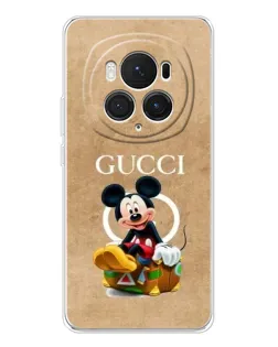 Чехол для Huawei Honor Magic 7 Pro с картинкой «Микки Маус Gucci — крафт»