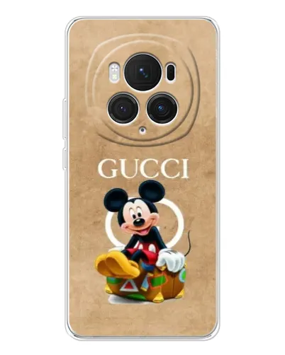 Чехол для Huawei Honor Magic 7 Pro с картинкой «Микки Маус Gucci — крафт»