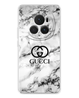 Чехол для Huawei Honor Magic 7 Pro с картинкой «Gucci — мраморный шик»