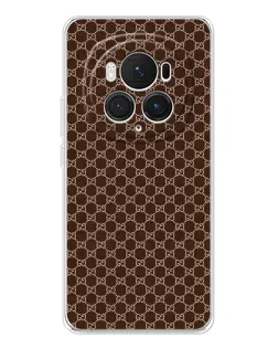 Чохол для Huawei Honor Magic 7 Pro з картинкою «Gucci — шоколадна сітка»