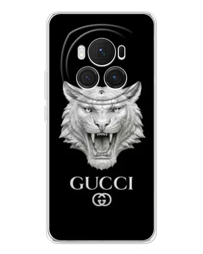 Чохол для Huawei Honor Magic 7 Pro з картинкою «Gucci — срібний лев» Чохол для Huawei Honor Magic 7 Pro з картинкою «Gucci — срібний лев»