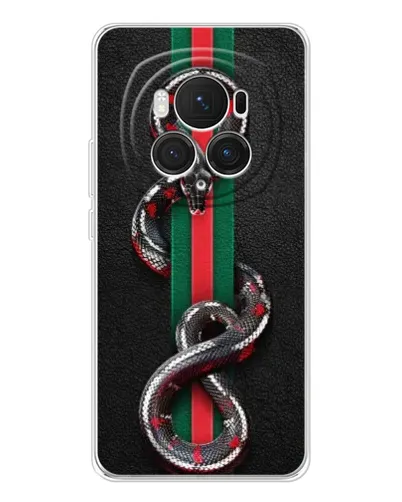 Чохол для Huawei Honor Magic 7 Pro з картинкою «Gucci — змія на смузі» Чохол для Huawei Honor Magic 7 Pro з картинкою «Gucci — змія на смузі»