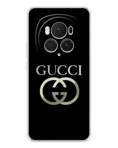 Чохол для Huawei Honor Magic 7 Pro з картинкою «Gucci — золото на чорному» Чохол для Huawei Honor Magic 7 Pro з картинкою «Gucci — золото на чорному»