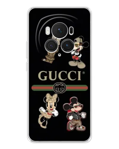 Чохол для Huawei Honor Magic 7 Pro з картинкою «Gucci — герої Disney та монограма» Чохол для Huawei Honor Magic 7 Pro з картинкою «Gucci — герої Disney та монограма»
