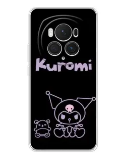 Чехол для Huawei Honor Magic 7 Pro с картинкой «Kuromi — черный минимализм» Чехол для Huawei Honor Magic 7 Pro с картинкой «Kuromi — черный минимализм»