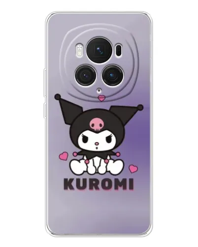 Чехол для Huawei Honor Magic 7 Pro с картинкой «Kuromi — фиолетовый арт»