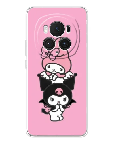 Чехол для Huawei Honor Magic 7 Pro с картинкой «My Melody и Kuromi»