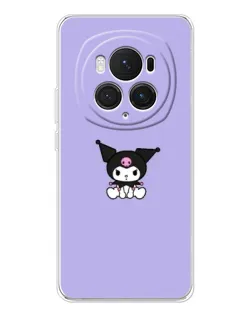 Чехол для Huawei Honor Magic 7 Pro с картинкой «Kuromi — фиолетовый минимализм»