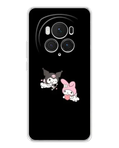 Чехол для Huawei Honor Magic 7 Pro с картинкой «My Melody и Kuromi»