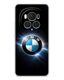 Чехол для Huawei Honor Magic 7 Pro с картинкой «BMW — неоновое сияние»