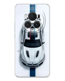 Чехол для Huawei Honor Magic 7 Pro с картинкой «Вид сверху — BMW M»