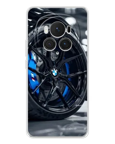 Чехол для Huawei Honor Magic 7 Pro с картинкой «Колесо BMW вблизи»