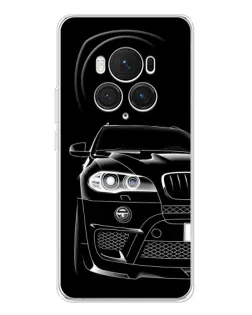 Чехол для Huawei Honor Magic 7 Pro с картинкой «Темный силуэт BMW»