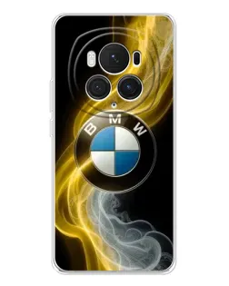 Чехол для Huawei Honor Magic 7 Pro с картинкой «Золотистый дым BMW»