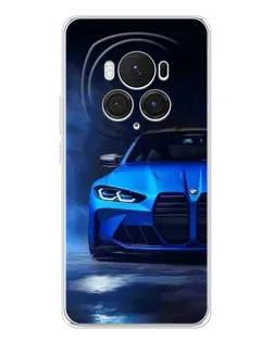 Чехол для Huawei Honor Magic 7 Pro с картинкой «Голубая BMW M4»