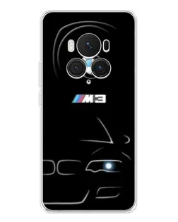 Чехол для Huawei Honor Magic 7 Pro с картинкой «Минималистичный принт BMW M3»