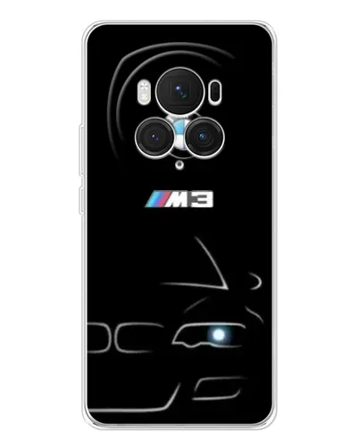 Чехол для Huawei Honor Magic 7 Pro с картинкой «Минималистичный принт BMW M3»