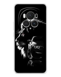 Чехол для Huawei Honor Magic 7 Pro с картинкой «BMW и лев»