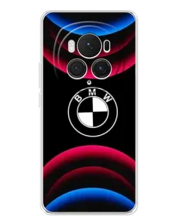 Чехол для Huawei Honor Magic 7 Pro с картинкой «Логотип BMW и неоновые дуги»