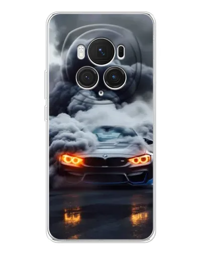 Чехол для Huawei Honor Magic 7 Pro с картинкой «BMW в дыму»