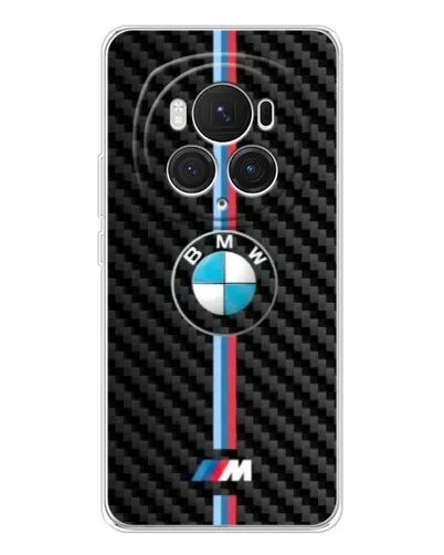 Чехол для Huawei Honor Magic 7 Pro с картинкой «Эмблема BMW и карбон»