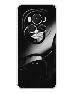 Чехол для Huawei Honor Magic 7 Pro с картинкой «Эмблема BMW — макро»
