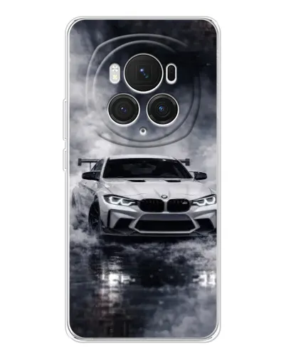 Чехол для Huawei Honor Magic 7 Pro с картинкой «BMW сквозь туман»