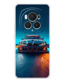 Чехол для Huawei Honor Magic 7 Pro с картинкой «BMW — огни неона»