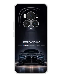 Чехол для Huawei Honor Magic 7 Pro с картинкой «BMW сквозь ночной город»