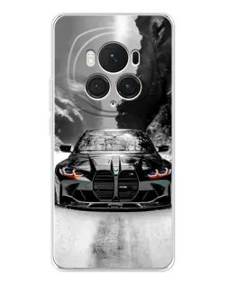 Чехол для Huawei Honor Magic 7 Pro с картинкой «BMW — акварельный дрифт»