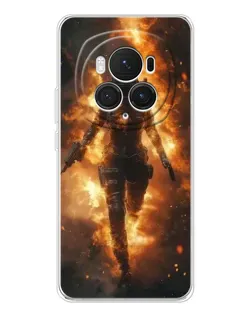 Чехол для Huawei Honor Magic 7 Pro с картинкой «BMW — скорость в дожде»