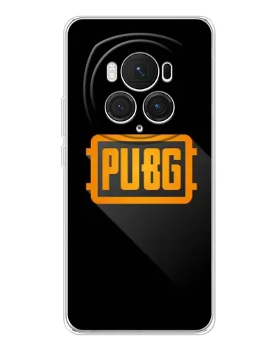 Чехол для Huawei Honor Magic 7 Pro с картинкой «PUBG — рамка лого»