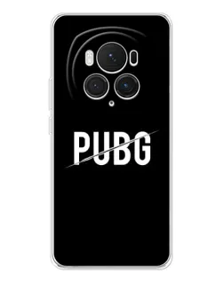 Чехол для Huawei Honor Magic 7 Pro с картинкой «PUBG — белый логотип»