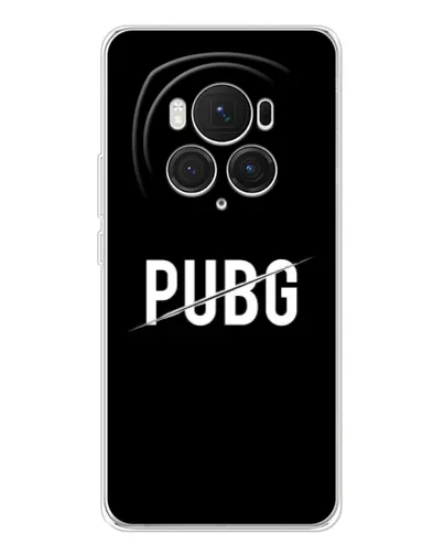 Чехол для Huawei Honor Magic 7 Pro с картинкой «PUBG — белый логотип»