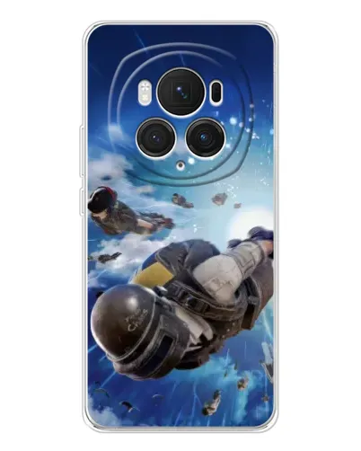 Чехол для Huawei Honor Magic 7 Pro с картинкой «Десант PUBG — прыжок»